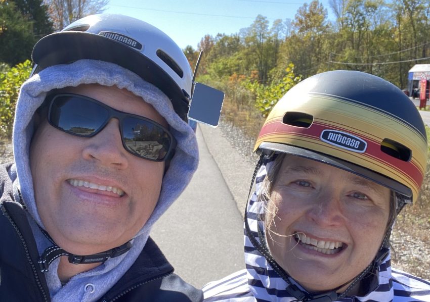 Happiness as an October bike ride